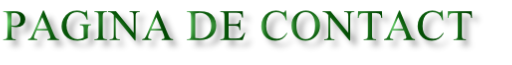 Pagina de contact